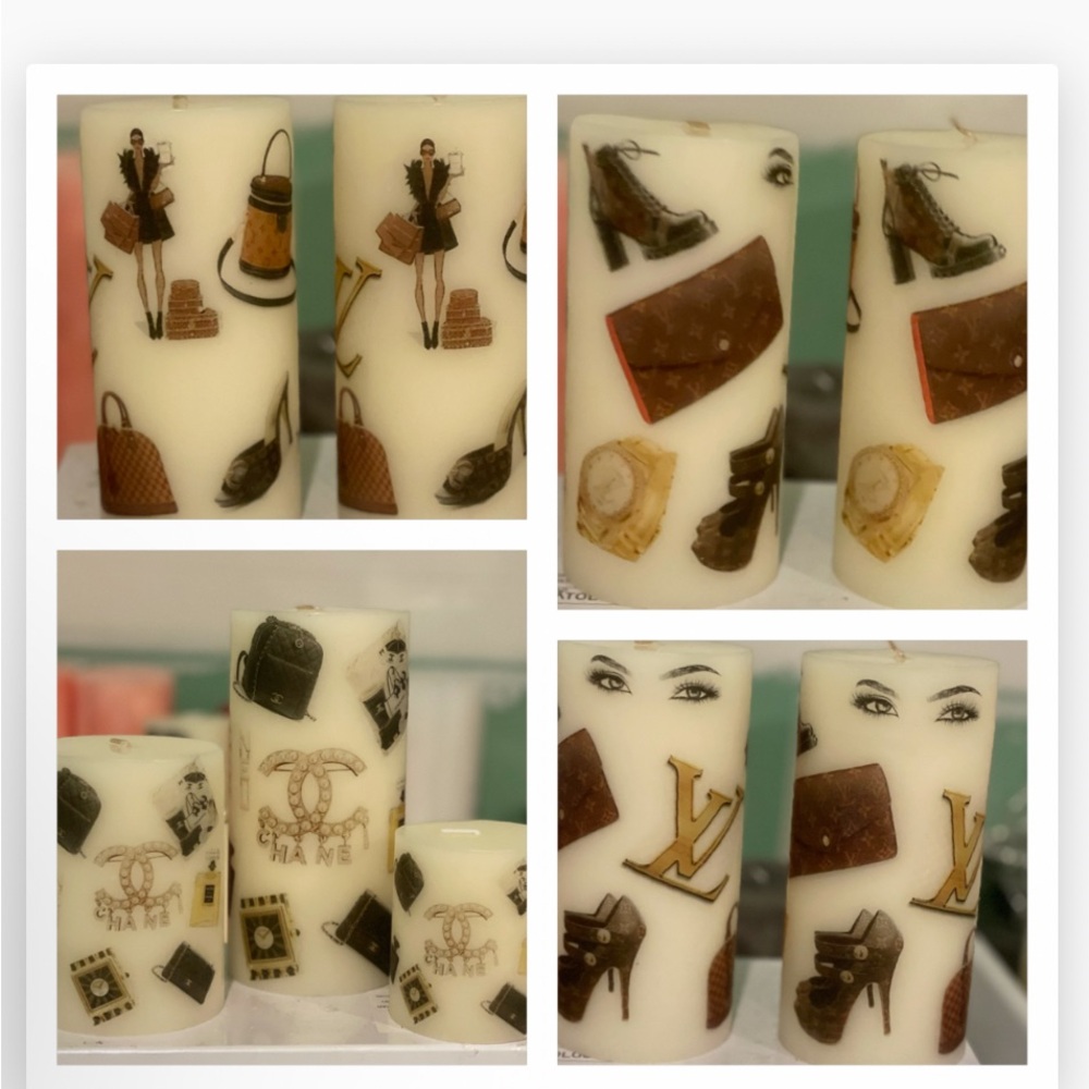 💜Pick (1) 360 view CRAFTED CANDLES